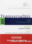 Dossier sacralité et liturgie-l'eschatologie trinitaire et la critique de la philosophie che Hans Urs von Baltazarr vignette
